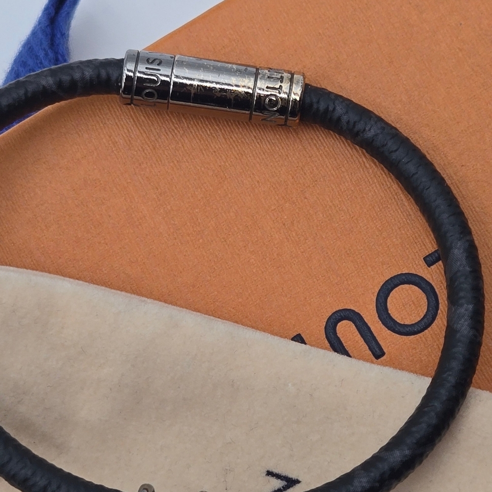 Louis Vuitton Monogram Eclipse Hang It Bracelet M… - image 4